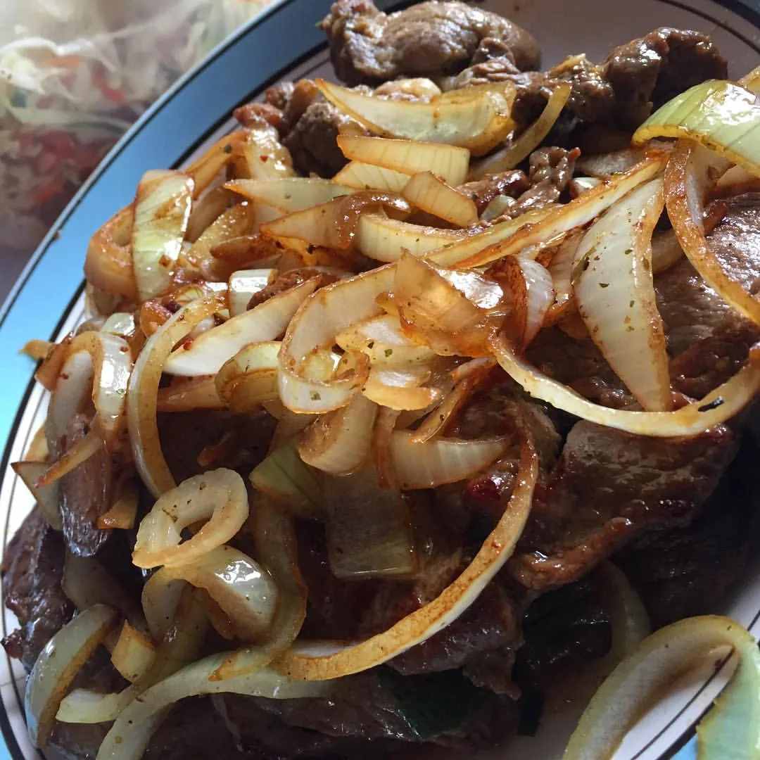 Receita de Bife Acebolado