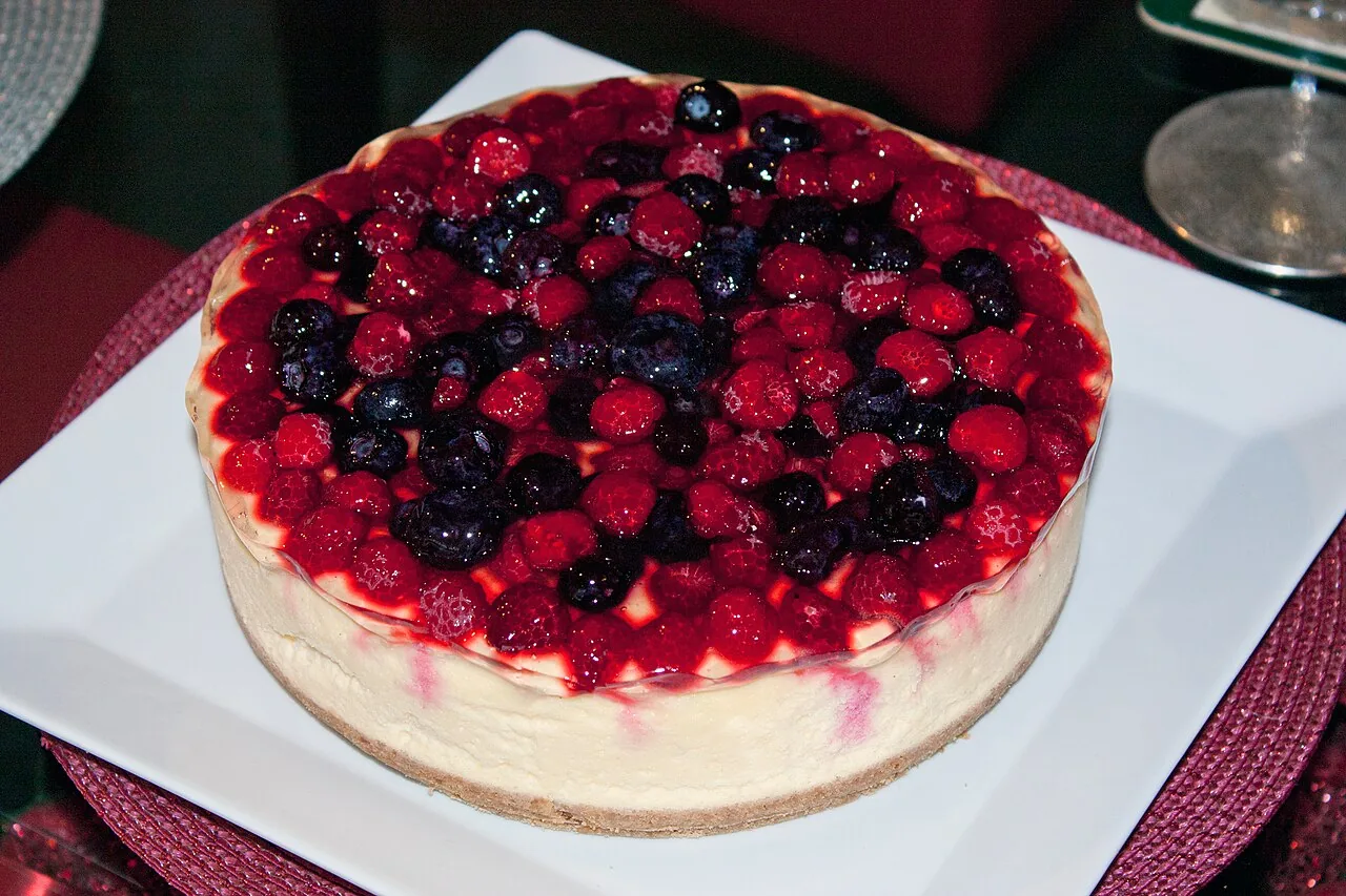 Receita de Cheesecake de Frutas Vermelhas