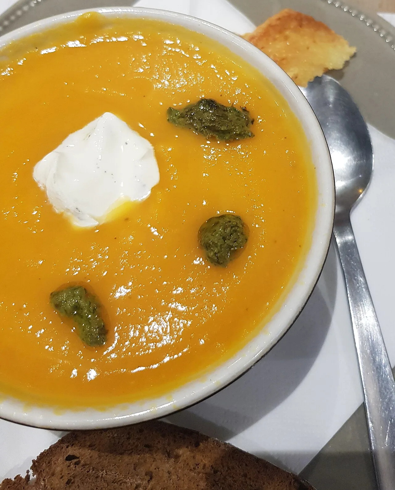 Receita de Creme de Abóbora com Gengibre