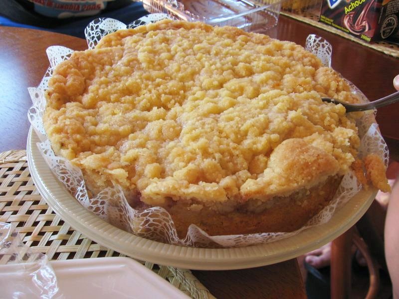 Receita de Cuca Alemã de Uva Passa