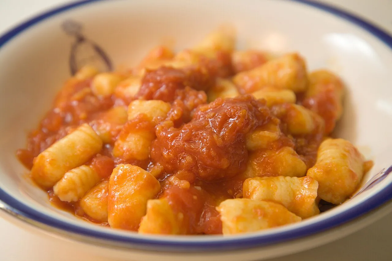 Receita de Nhoque de Batata com Molho de Tomate